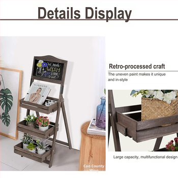 Πενταώροφο ξύλινο επιτραπέζιο ράφι αποθήκευσης για την κουζίνα, πολυλειτουργικό, δημιουργικός σχεδιασμός