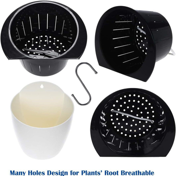 Πλαστικό γλαστράκι τοίχου με αυτοποτισμό – ανθεκτικό στην παραμόρφωση και στη διάβρωση, μονοκόμματη κατασκευή με έγχυση