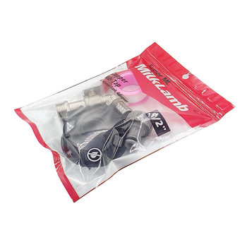 Komplet slavine od cinkovog legura s mlaznicom za vodu i poklopcem adaptera bačve - model ML.02B1234; materijal: cinkov legura; nikl premaz; jednoručni upravljač; navoja instalacija; nominalni tlak 1,6 MPa; radna temperatura 10–90°C