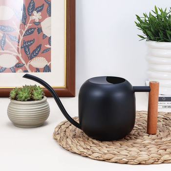 Κανά ποτίσματος από ανοξείδωτο ατσάλι με σχήμα βαρελιού και μακρύ στόμιο, για μπαλκόνι κήπου – E-PALACE, δυνατότητα ιδιωτικής ετικέτας