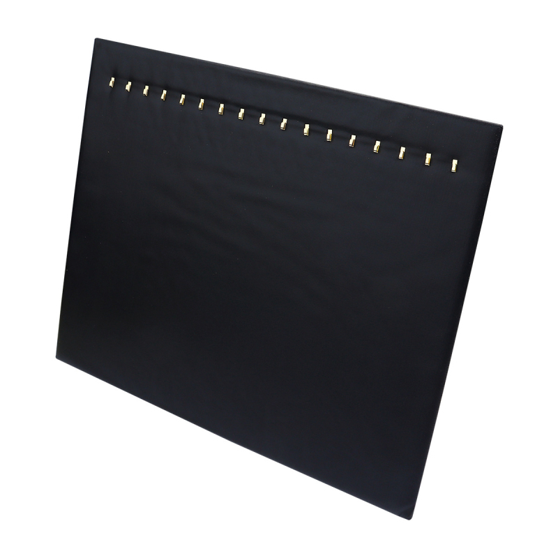 PU bőr ékszerkiállító állvány nyakláncok, fülbevalók és gyűrűk számára – kézzel kötött, minimalist stílus, 2024 tavasz