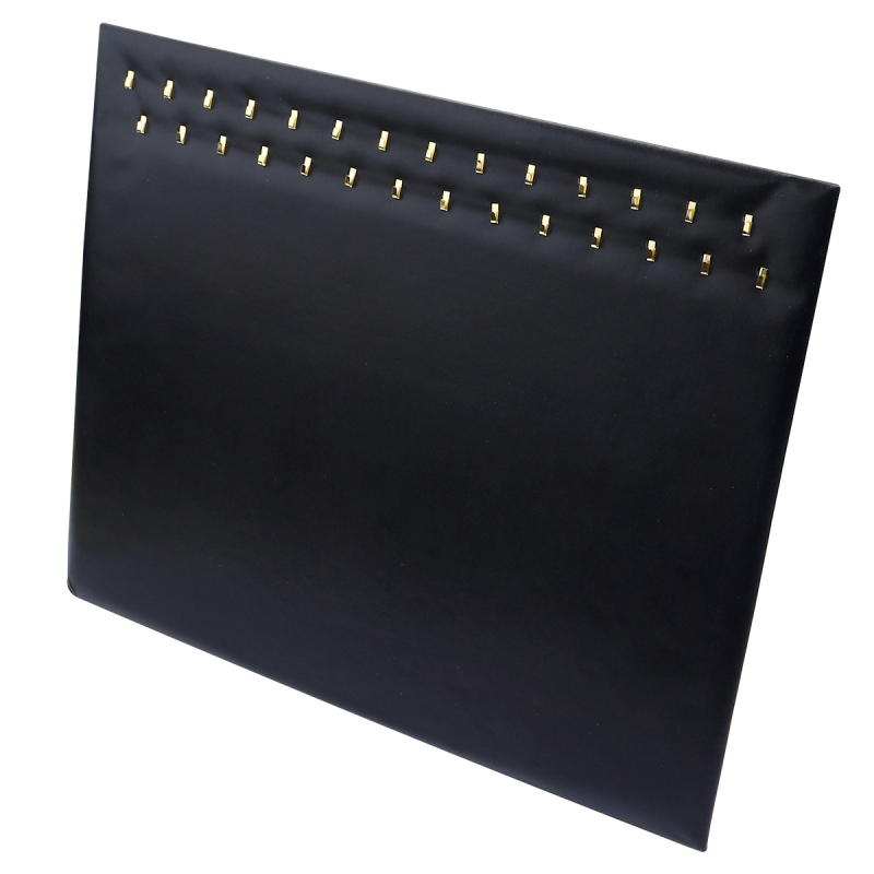 PU bőr ékszerkiállító állvány nyakláncok, fülbevalók és gyűrűk számára – kézzel kötött, minimalist stílus, 2024 tavasz