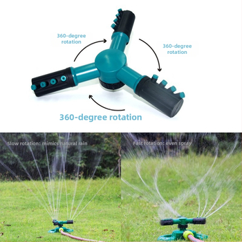 BLUEBIRD ABS Sprinkler – 360° περιστροφή, 20.8 L/min, κατάλληλο για οικιακή κηπουρική