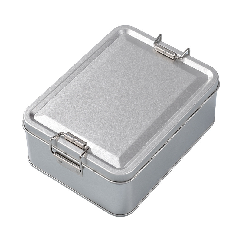 Tinplate kvadratinė pakuočių dėžutė, modelis 2352A, offset spausdinimas, bendram įpakavimui