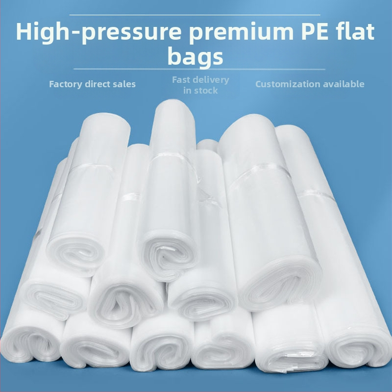 Stiprintas PE pakuotės maišelis, skaidrus, atsparus drėgmei, be logotipo