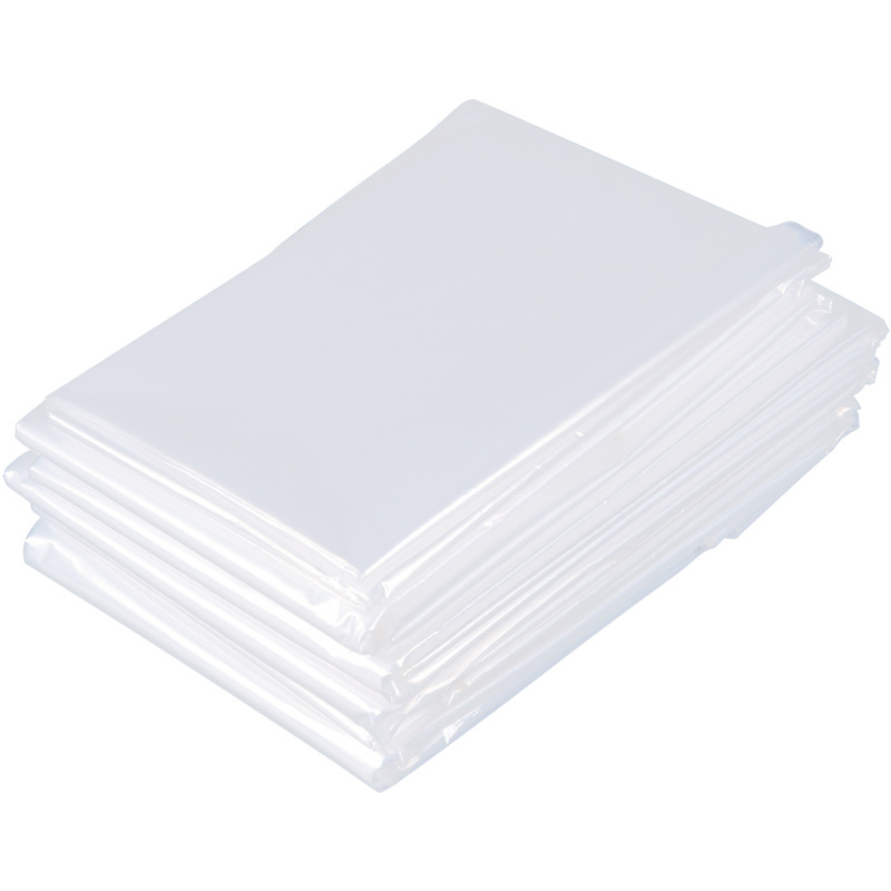 Stiprintas PE pakuotės maišelis, skaidrus, atsparus drėgmei, be logotipo