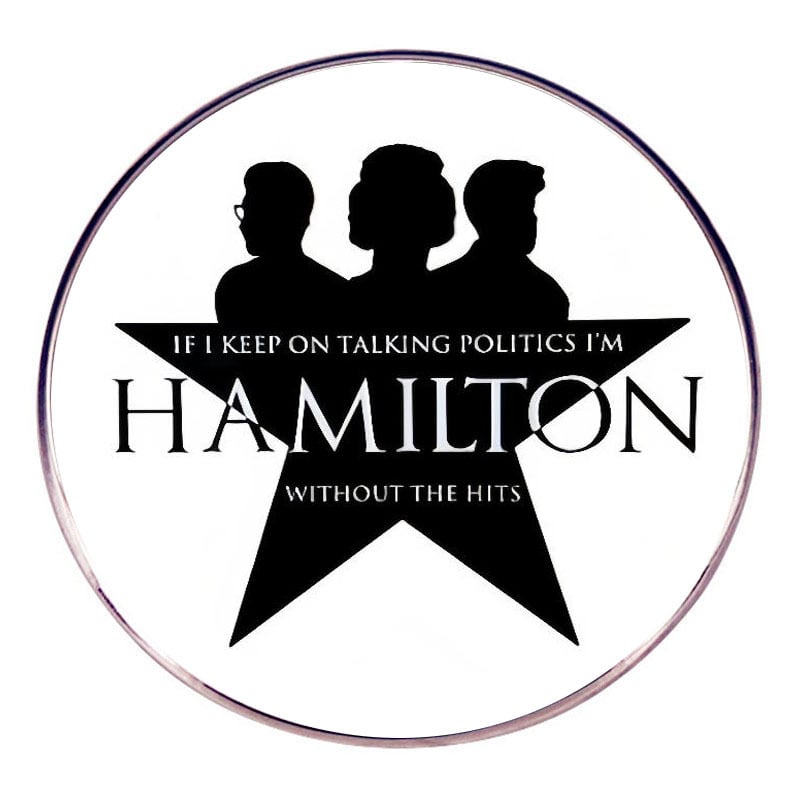 Hamilton καρφίτσα για μουσική θεατρική παράσταση – μεταλλικό κράμα, πρωτότυπος σχεδιασμός καρτούν, ηλεκτροπλακίωση, unisex αξεσουάρ διακόσμησης