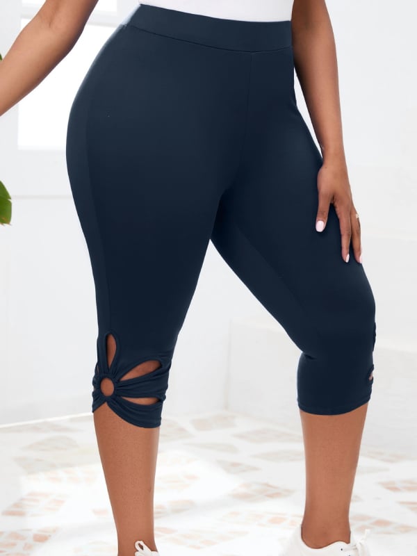 Sieviešu legingi - īss garums, mikroelastīgs materiāls, poliesteris 95%+