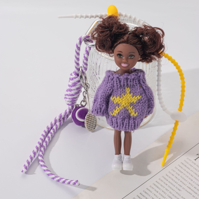 Κλειδοθήκη Barbie Κούκλα – Κράμα Ψευδάργύρου, Κορεατικό Στυλ, Σειρά Miu, Χωρίς Άδεια IP