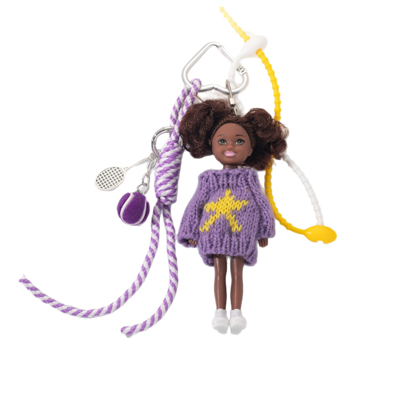 Κλειδοθήκη Barbie Κούκλα – Κράμα Ψευδάργύρου, Κορεατικό Στυλ, Σειρά Miu, Χωρίς Άδεια IP