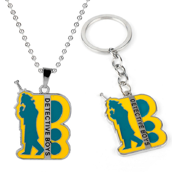 Karikatúra-stílusú nyaklánc, uniszex, ötvözet medállal, kígyó lánccal, elektroplatált felület