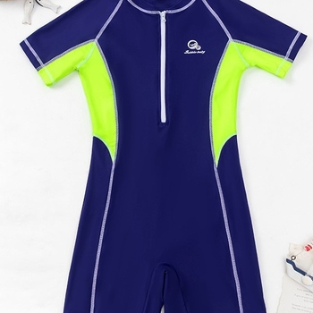 Ολόσωμο μαγιό για αγόρια με προστασία από τον ήλιο, γρήγορο στέγνωμα, για ηλικίες 7–16 ετών, υλικό: νάιλον 82% / ελαστάν 18%, επένδυση πολυεστέρα