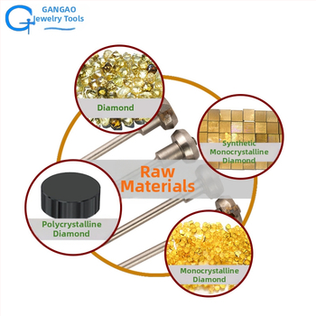 Ювелирна шлифовачна машина, модел 014, персонализирана обработка, свързващ агент: метална сплав, процес на синтеринг