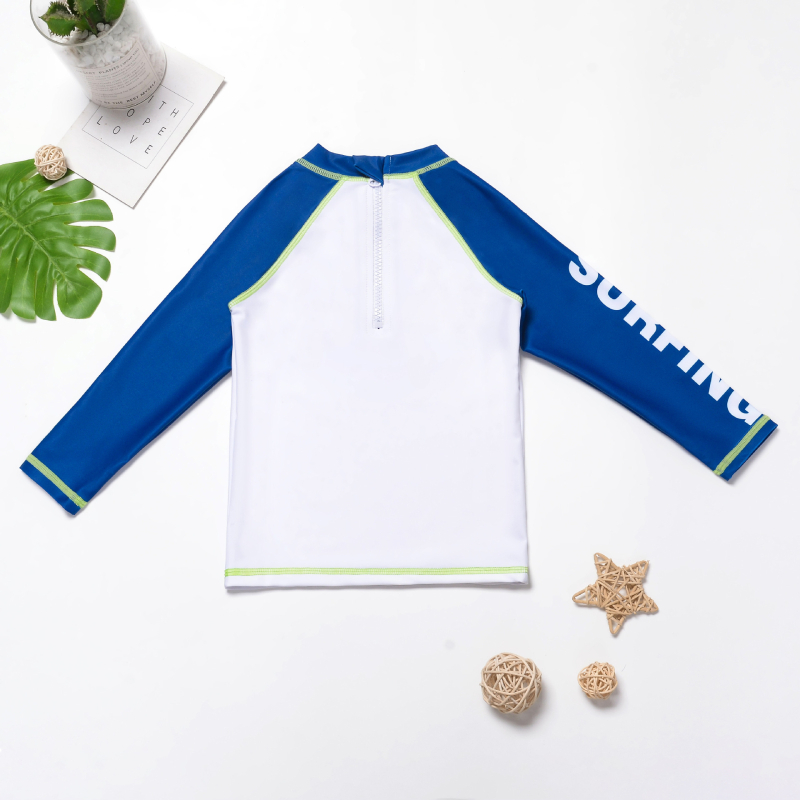 Fiúknak szóló rajzfilm mintás, különálló úszóruha szett, gyorsan száradó, napvédelem, 3–12 éveseknek, poliészter anyag, 100% poliészter bélés, 250 g, úszáshoz és sekély vízhez