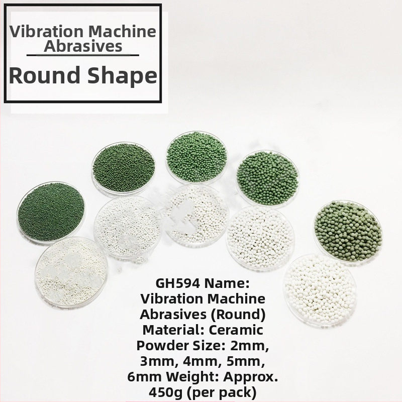 Абразив за вибрационна барабанна полировка, GH597-A, смола, за полиране, марка Glory