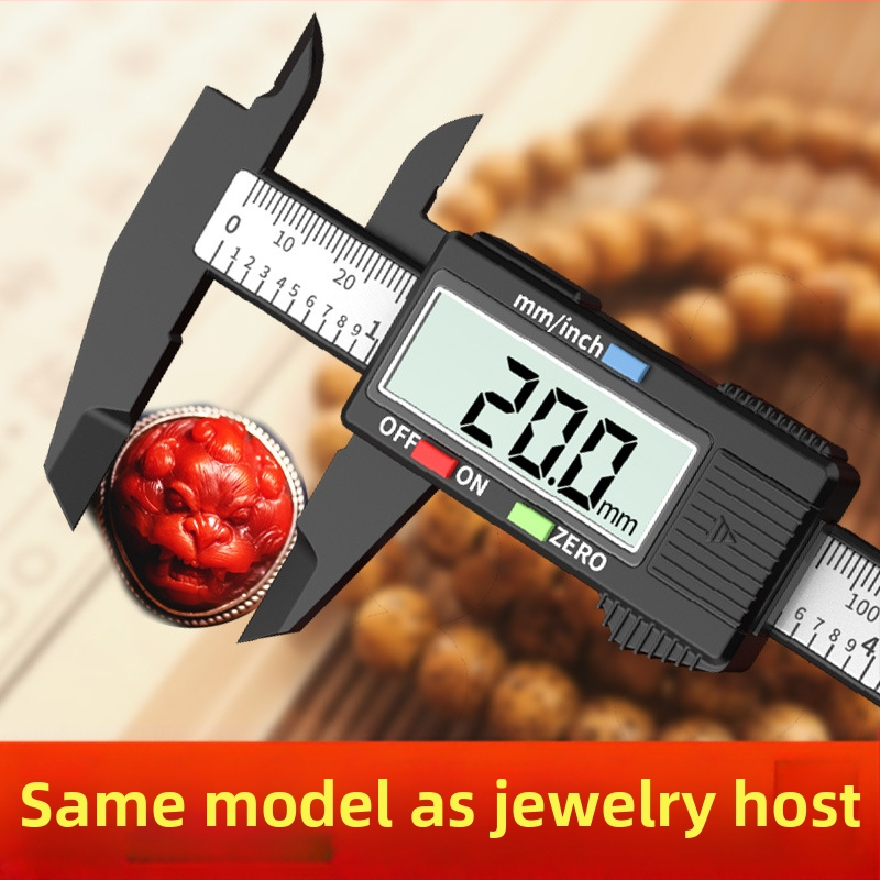 Jingling Ψηφιακός Βερνιέρ Κάλιμπερ – Υψηλής Ακρίβειας Ηλεκτρονικό Κάλιμπερ για Βραχιόλια από Νεφρίτη