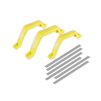 Шлайфмашина с лък 91606 за заоблени повърхности и полиране, комплект с 6 вида абразиви; марка Yousuida; материал пластмаса