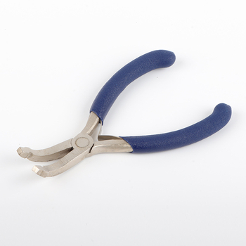 Комплект плоскогубци за мъниста – ръчна изработка, бижутерски инструменти за DIY: четири плоскогубци с извити носове, кръгъл нос, игловиден нос и диагонален нос