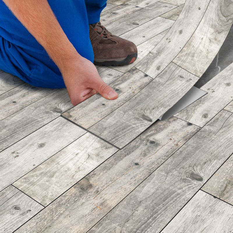 PVC αυτοκόλλητα δαπέδου, σχέδιο ριγές, αδιάβροχα, ανθεκτικά στην υγρασία, κατάλληλα για σαλόνι, υπνοδωμάτιο, κουζίνα και μπάνιο