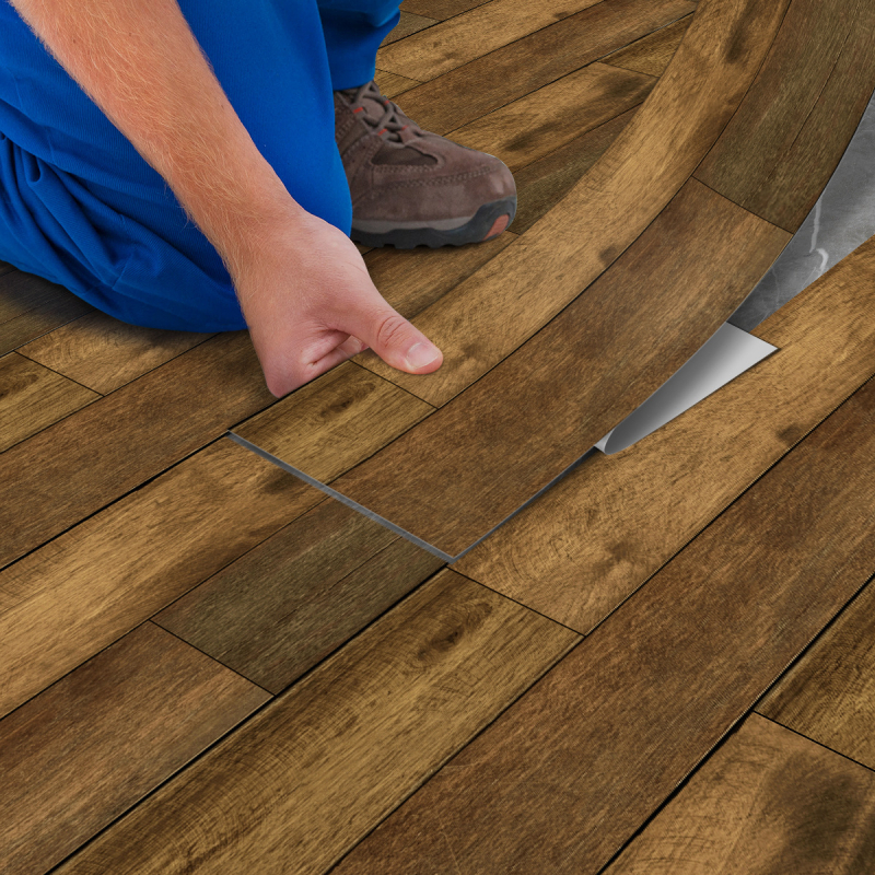 PVC αυτοκόλλητα δαπέδου, σχέδιο ριγές, αδιάβροχα, ανθεκτικά στην υγρασία, κατάλληλα για σαλόνι, υπνοδωμάτιο, κουζίνα και μπάνιο