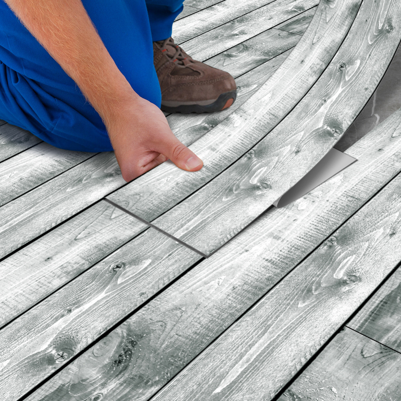 PVC αυτοκόλλητα δαπέδου, σχέδιο ριγές, αδιάβροχα, ανθεκτικά στην υγρασία, κατάλληλα για σαλόνι, υπνοδωμάτιο, κουζίνα και μπάνιο