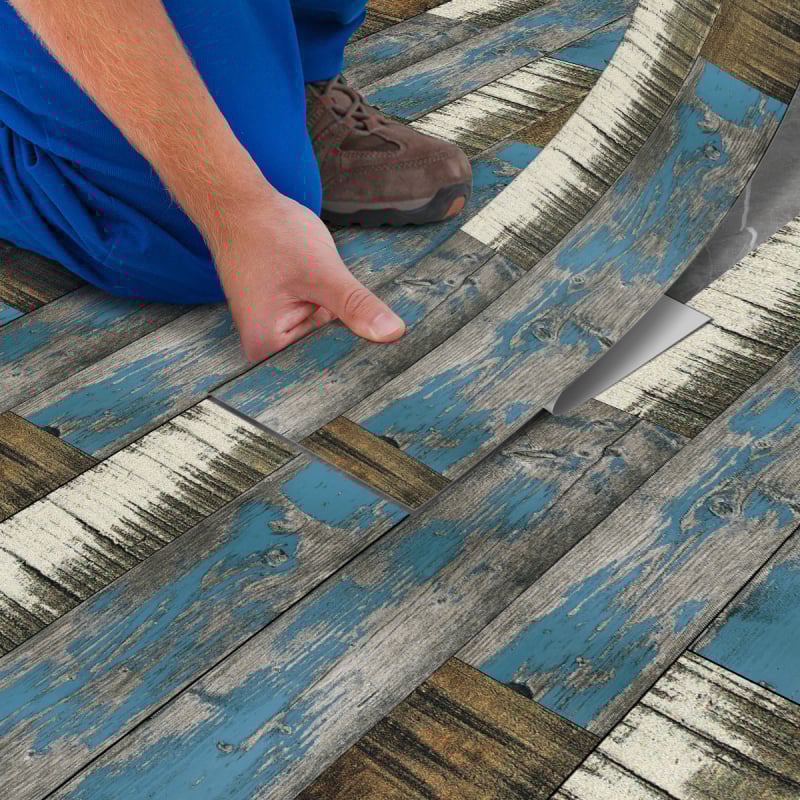 PVC αυτοκόλλητα δαπέδου, σχέδιο ριγές, αδιάβροχα, ανθεκτικά στην υγρασία, κατάλληλα για σαλόνι, υπνοδωμάτιο, κουζίνα και μπάνιο