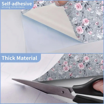 Ταπετσαρία τοίχου από PVC, ευρωπαϊκού στυλ, αδιάβροχη και αυτοκόλλητη, για υπνοδωμάτιο