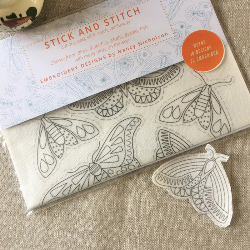 Vízzel oldódó hímző stabilizáló és hímzőpapír DIY rajz sablonkészlet – nem szövött anyagból