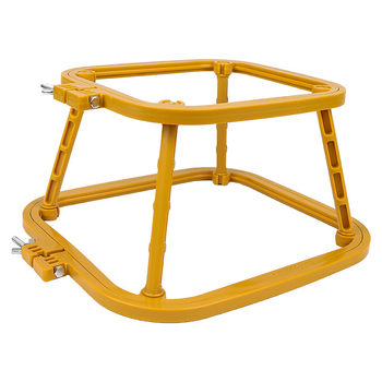 Qingfei ABS пластмасова двойно-слойна регулируема френска настолна рамка за бродерия с кръстат бод