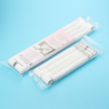 Műanyag hímzőkeret, négyzet alakú, kapcsos, csomagolás 100 db