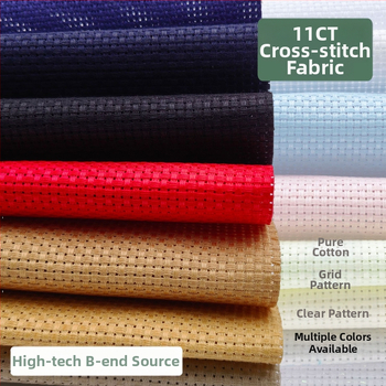 11CT βαμβακερό ύφασμα κεντήματος με τζακάρντ (100% βαμβάκι; οικολογική βαφή; GB πρότυπο)