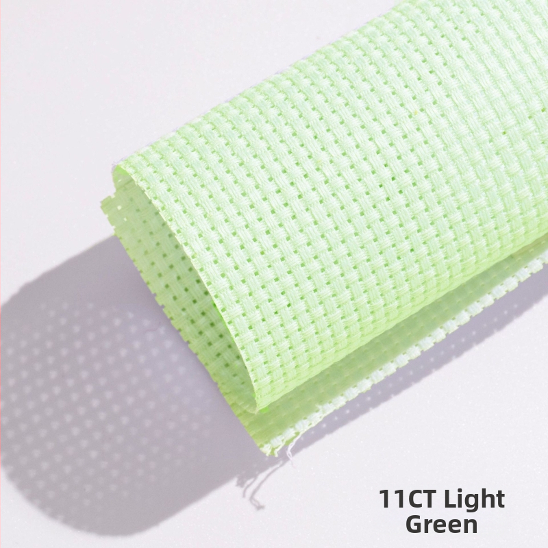 11CT памучен плат за бродиране с жакардов модел (100% памук; екологично боядисване; GB стандарт)