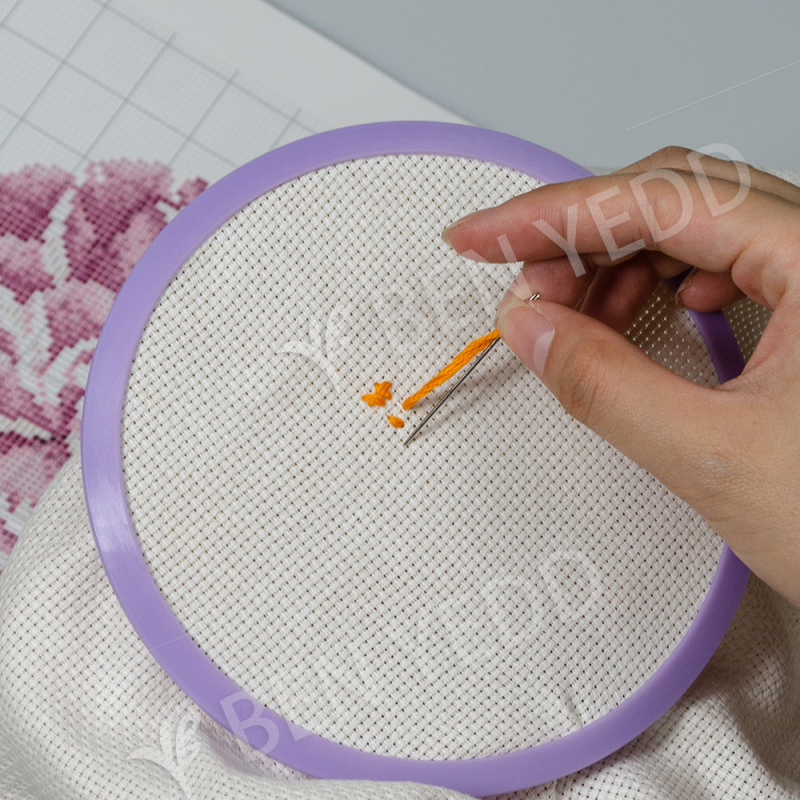 Пластмасова рамка за бродене с напрегателен пръстен, Autonomy, печатано лого, тегло 0,060 кг