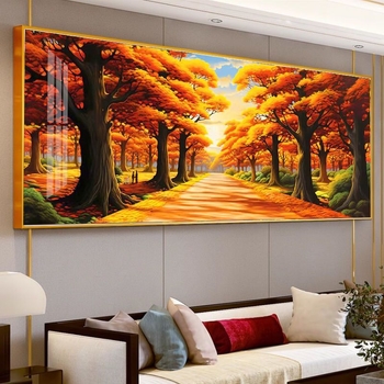 Комплект за кръстат бод: сценичен мотив, памучно платно 11CT, модерен стил на простота, Mona Lisa, бродерия върху платно.