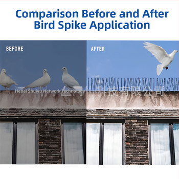 Archerfish неръждаеми стоманени шипове против птици и котки, модел arcbs02, репелент за птици, устойчиви на корозия