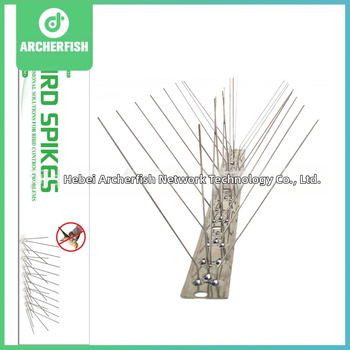Archerfish неръждаеми стоманени шипове против птици и котки, модел arcbs02, репелент за птици, устойчиви на корозия