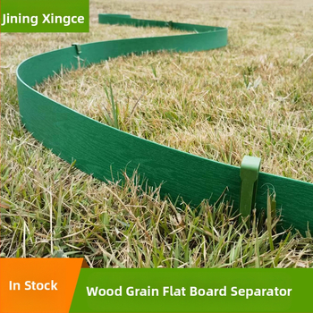 Ιμάντας απομόνωσης γρασιδιού-πέτρας, PE υλικό, διαχείριση τοπίου, Xingce, σχέδιο ξύλινης υφής