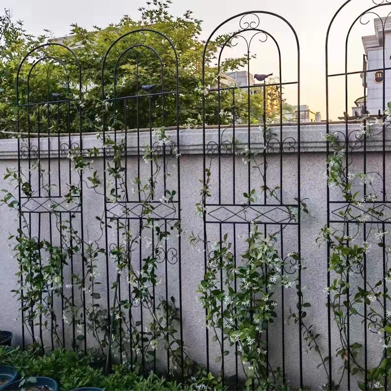 Metalo laipiojimo rėmas augalams, savarankiškai stovinti, dviejų lygių, modulinis