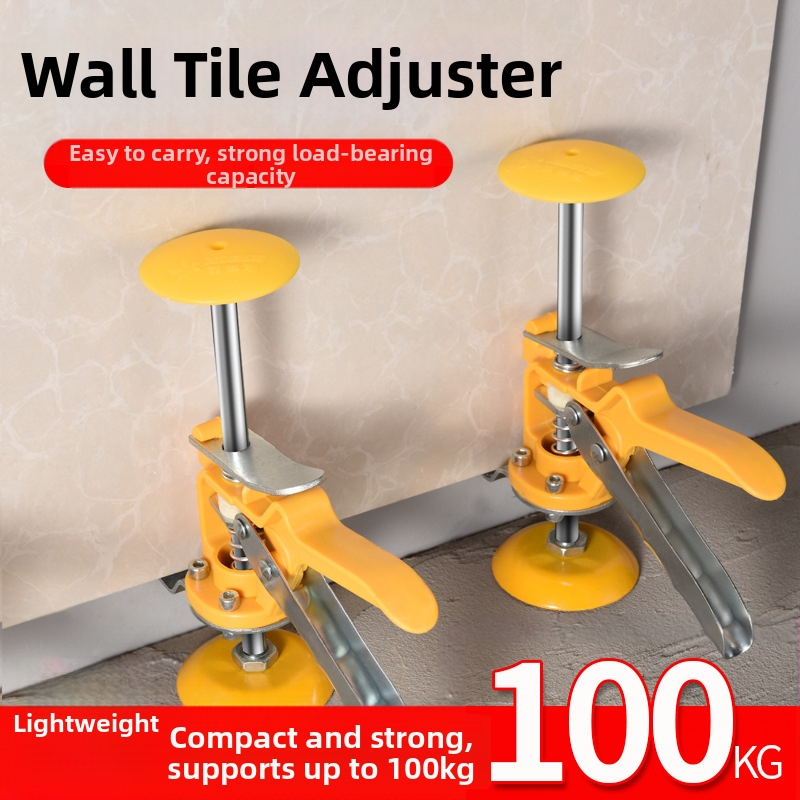 Komuxin Подобрено едно-стойлово повдигателно устройство с капак за инструменти за облицовка на плочки — локатор-нивелир, повдигач за стенни плочки, устройство за регулиране на височината