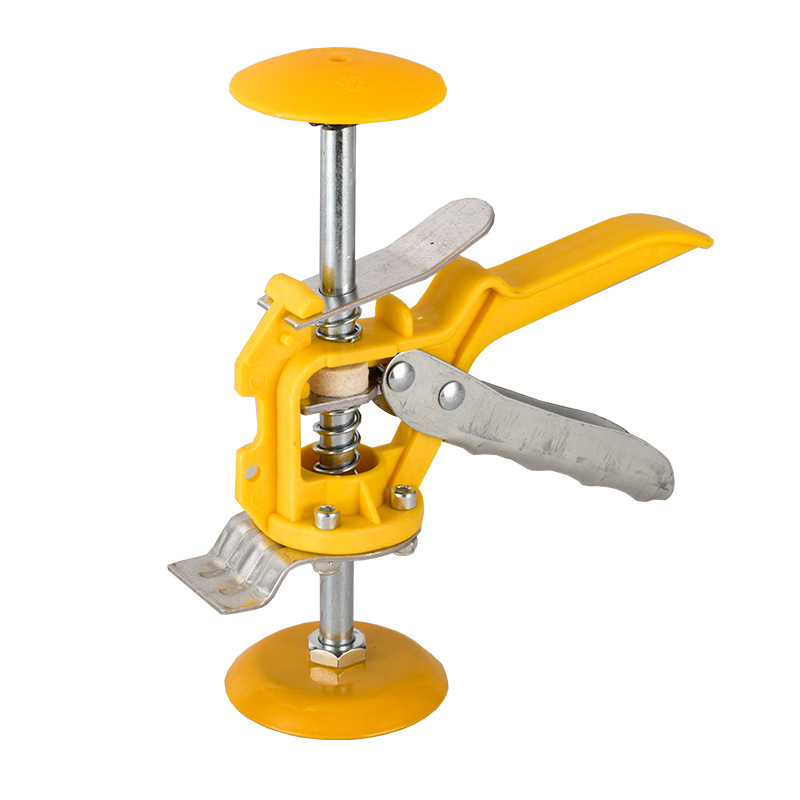 Komuxin Подобрено едно-стойлово повдигателно устройство с капак за инструменти за облицовка на плочки — локатор-нивелир, повдигач за стенни плочки, устройство за регулиране на височината