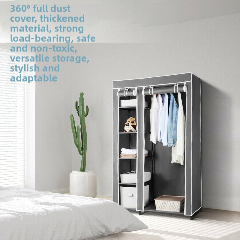 Просто гардероб | Нетъкан плат и PP рамка; Марка Fuzhi; Модел 86572; Стил модерен минимализъм; Персонализирана обработка