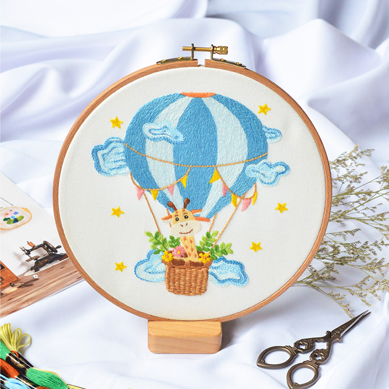 Set za križni bod s cartoon motivom, Su embroidery, laneno platno, uzorak cartoon/anime