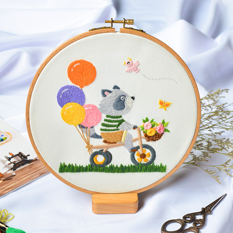 Set za križni bod s cartoon motivom, Su embroidery, laneno platno, uzorak cartoon/anime