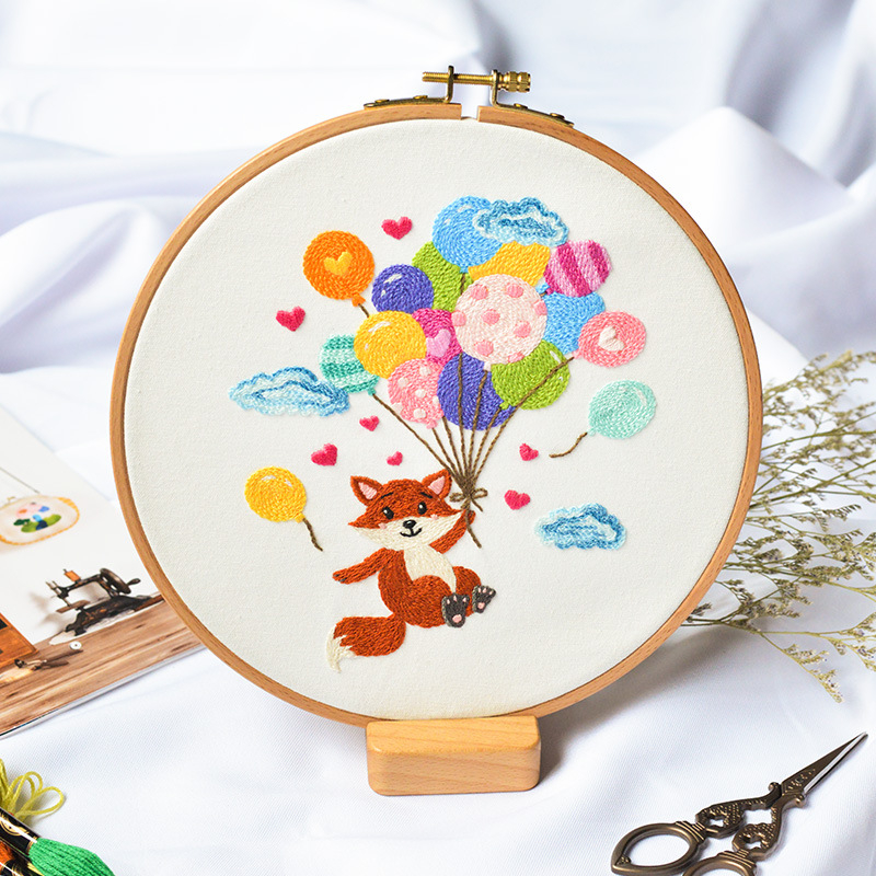Set za križni bod s cartoon motivom, Su embroidery, laneno platno, uzorak cartoon/anime