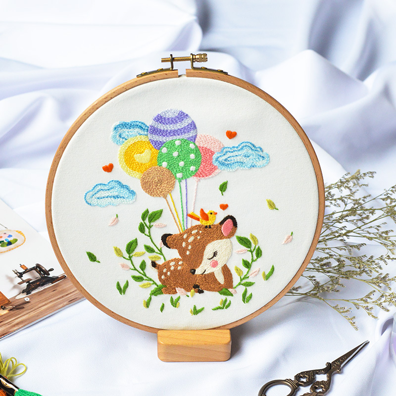 Set za križni bod s cartoon motivom, Su embroidery, laneno platno, uzorak cartoon/anime