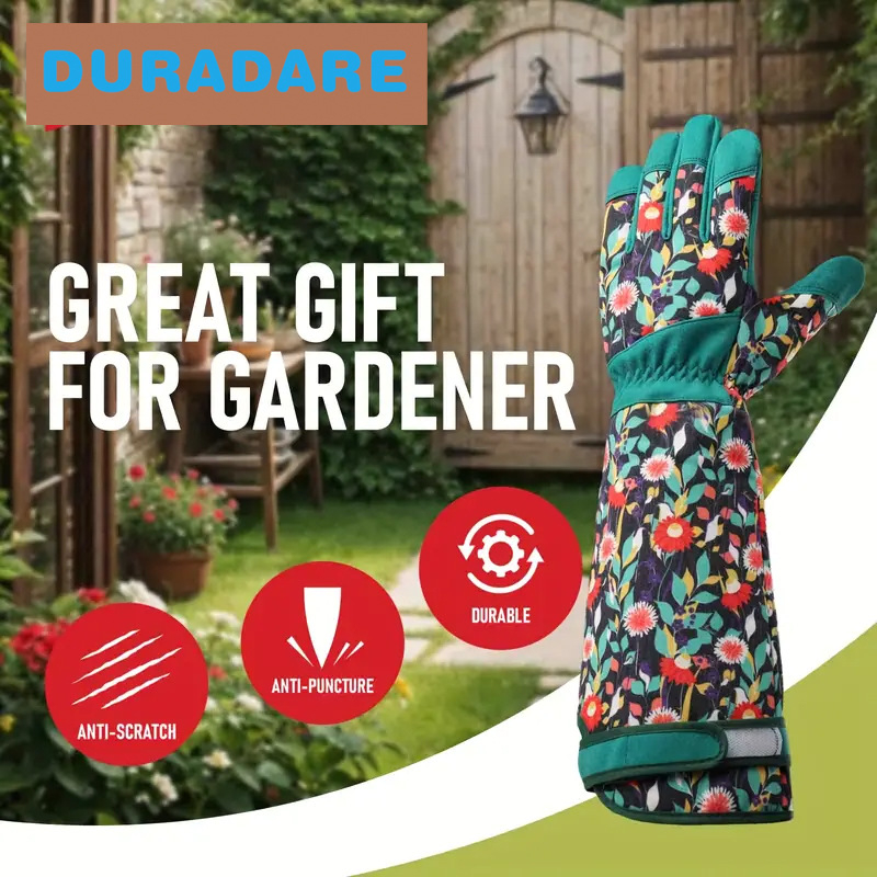 Kerti kesztyű bikasó összenyomott bőrből és poliészter szövet kompozícióból, poliészter-elasztán, perforáció-ellenálló, kopásálló