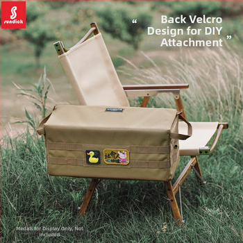 Τσάντα αποθήκευσης για υπαίθριο κάμπινγκ με πλευρικό διαμερισμό αποθήκευσης, 1050D νάιλον Oxford ύφασμα, πολλαπλών χρήσεων, αδιάβροχη και ανθεκτική