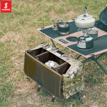 Τσάντα αποθήκευσης για υπαίθριο κάμπινγκ με πλευρικό διαμερισμό αποθήκευσης, 1050D νάιλον Oxford ύφασμα, πολλαπλών χρήσεων, αδιάβροχη και ανθεκτική