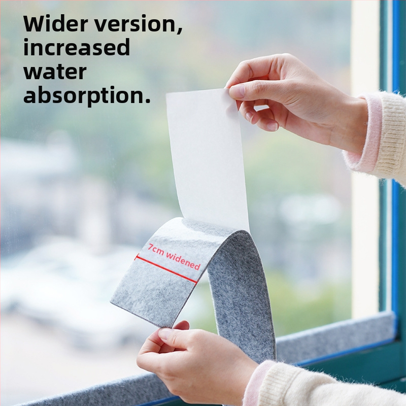 Απορροφητικές λωρίδες σφουγγαριού για τα τζάμια παραθύρων με αυτοκόλλητη βάση από φελτ