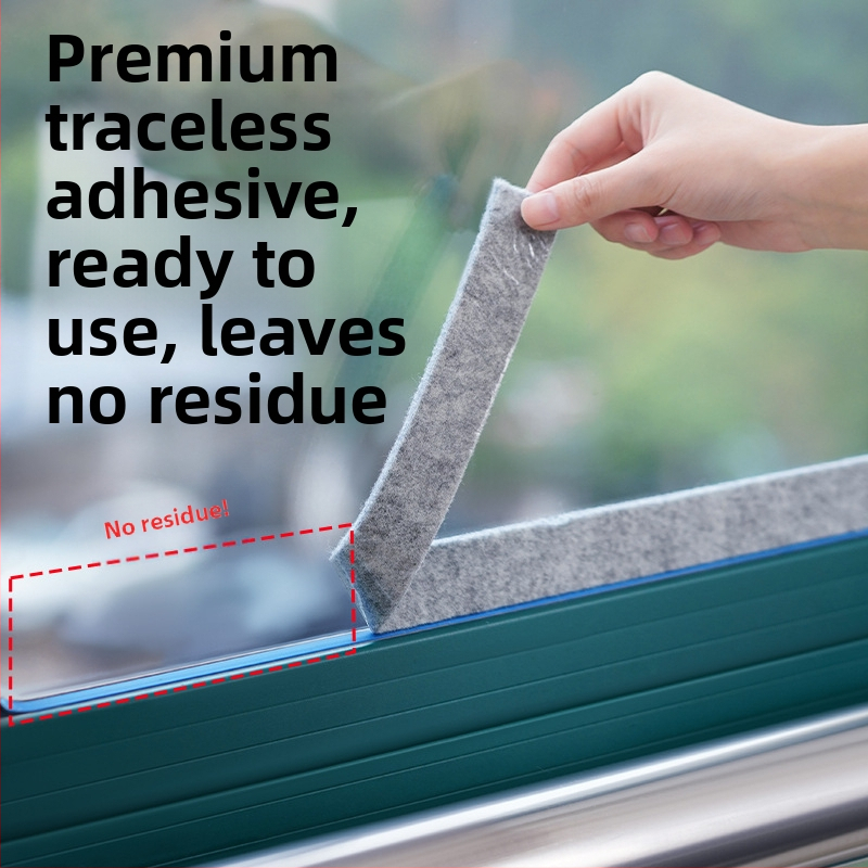 Απορροφητικές λωρίδες σφουγγαριού για τα τζάμια παραθύρων με αυτοκόλλητη βάση από φελτ